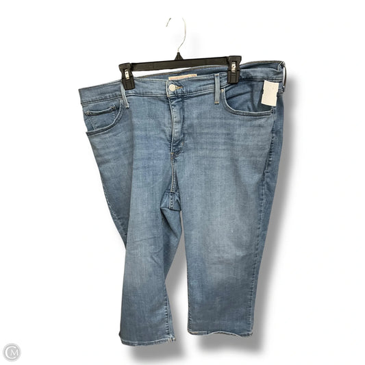 Jeans Skinny By Levis In Blue Denim, Size: 20