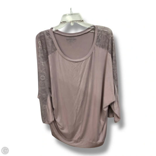 Top Long Sleeve By Torrid In Purple, Size: 2x