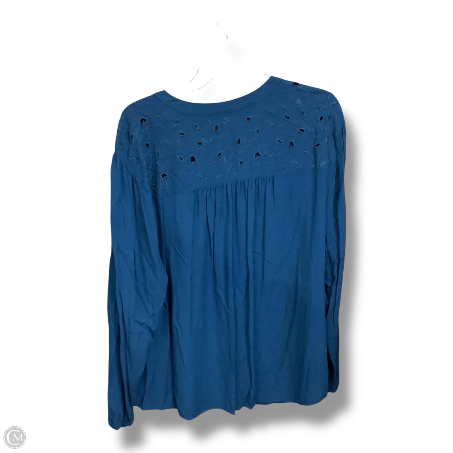 Top Long Sleeve By Torrid In Blue, Size: 3x