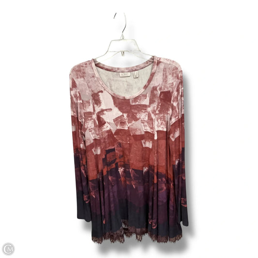 Top Long Sleeve By Logo In Multi-colored, Size: S