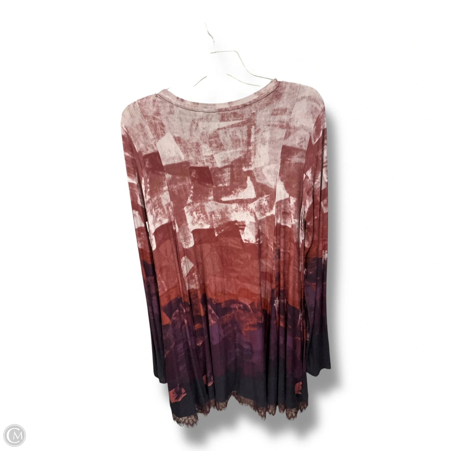 Top Long Sleeve By Logo In Multi-colored, Size: S