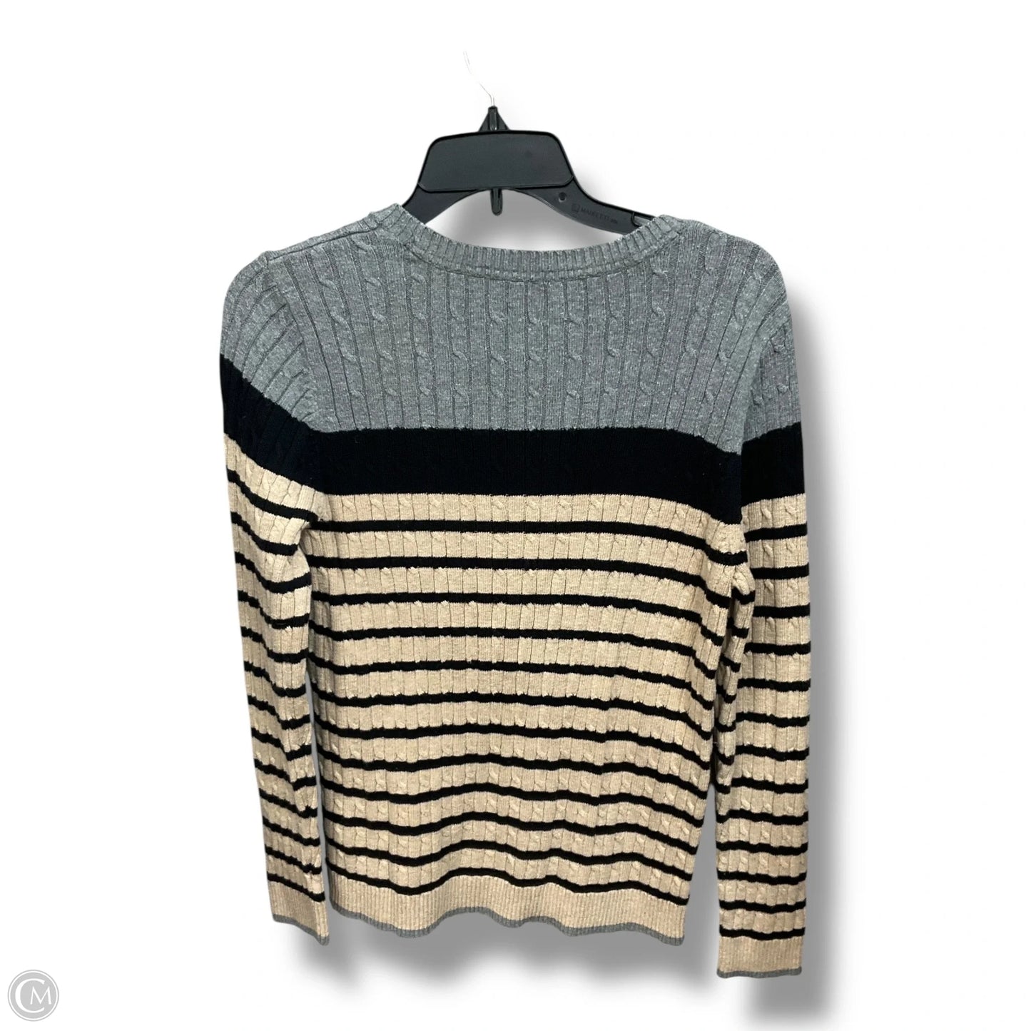 Top Long Sleeve By Croft And Barrow In Multi-colored, Size: Mp