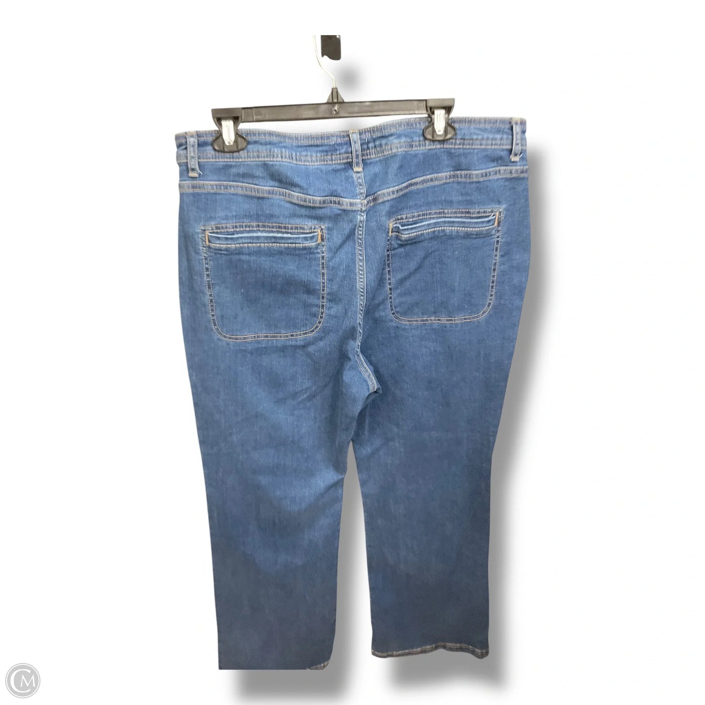 Jeans Wide Leg By Knox Rose In Blue Denim, Size: 16