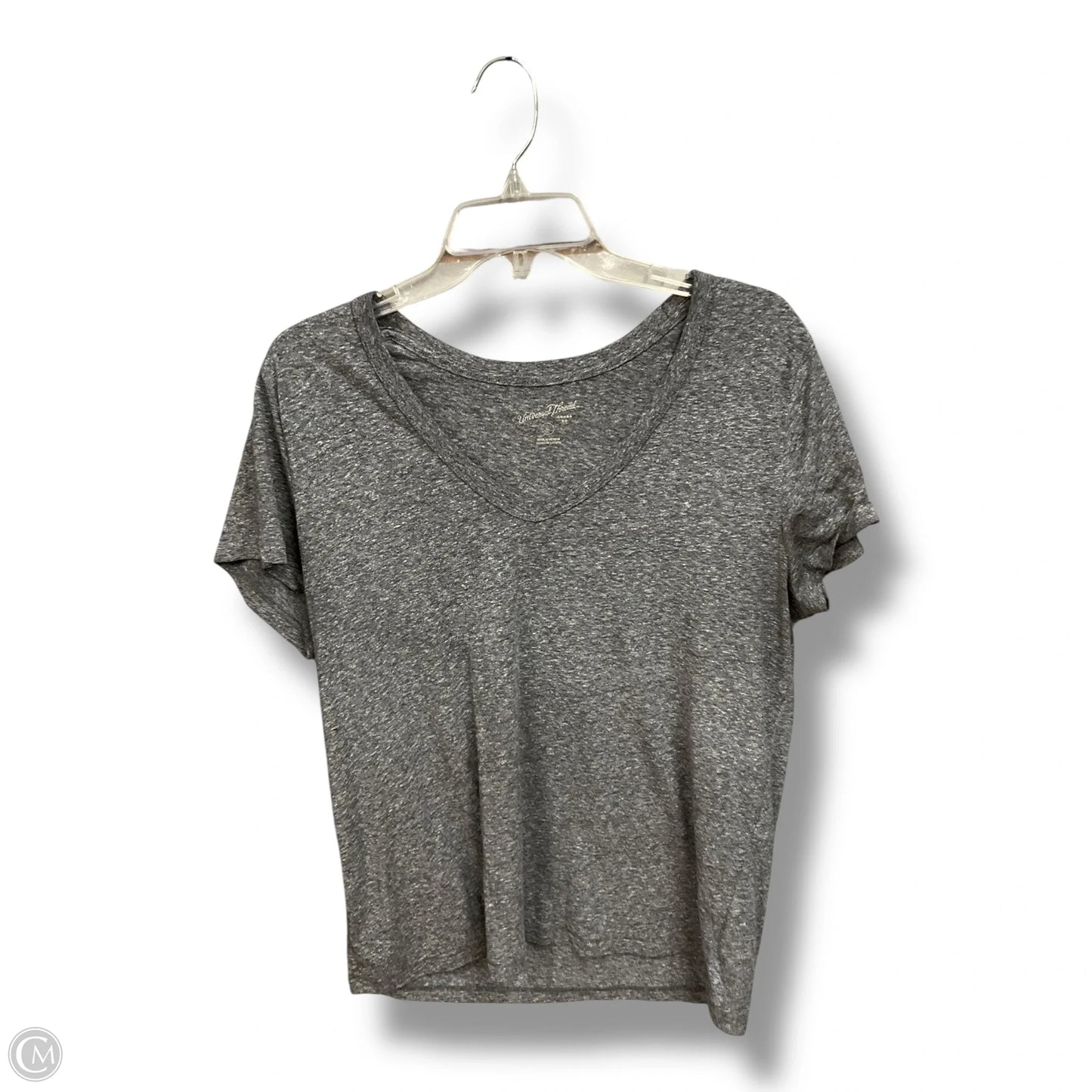 Top Short Sleeve By Universal Thread In Grey, Size: Xl