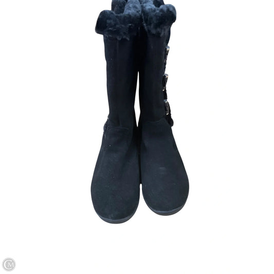 Boots Mid-calf Flats By White Mountain In Black, Size: 8.5