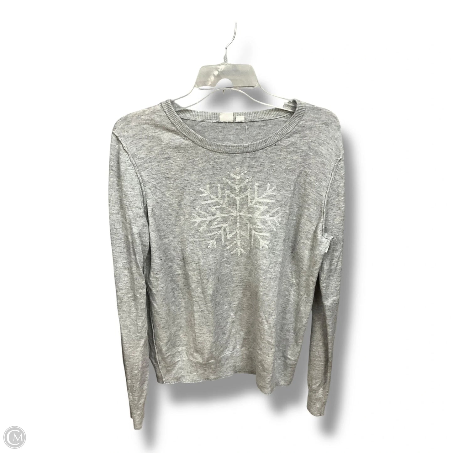 Top Long Sleeve By Gap In Grey, Size: L