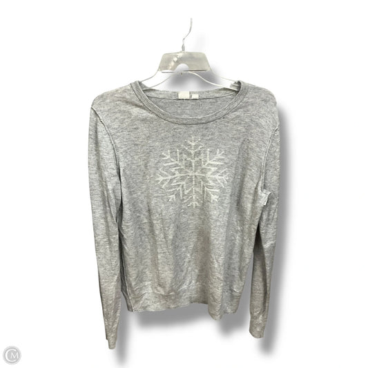 Top Long Sleeve By Gap In Grey, Size: L