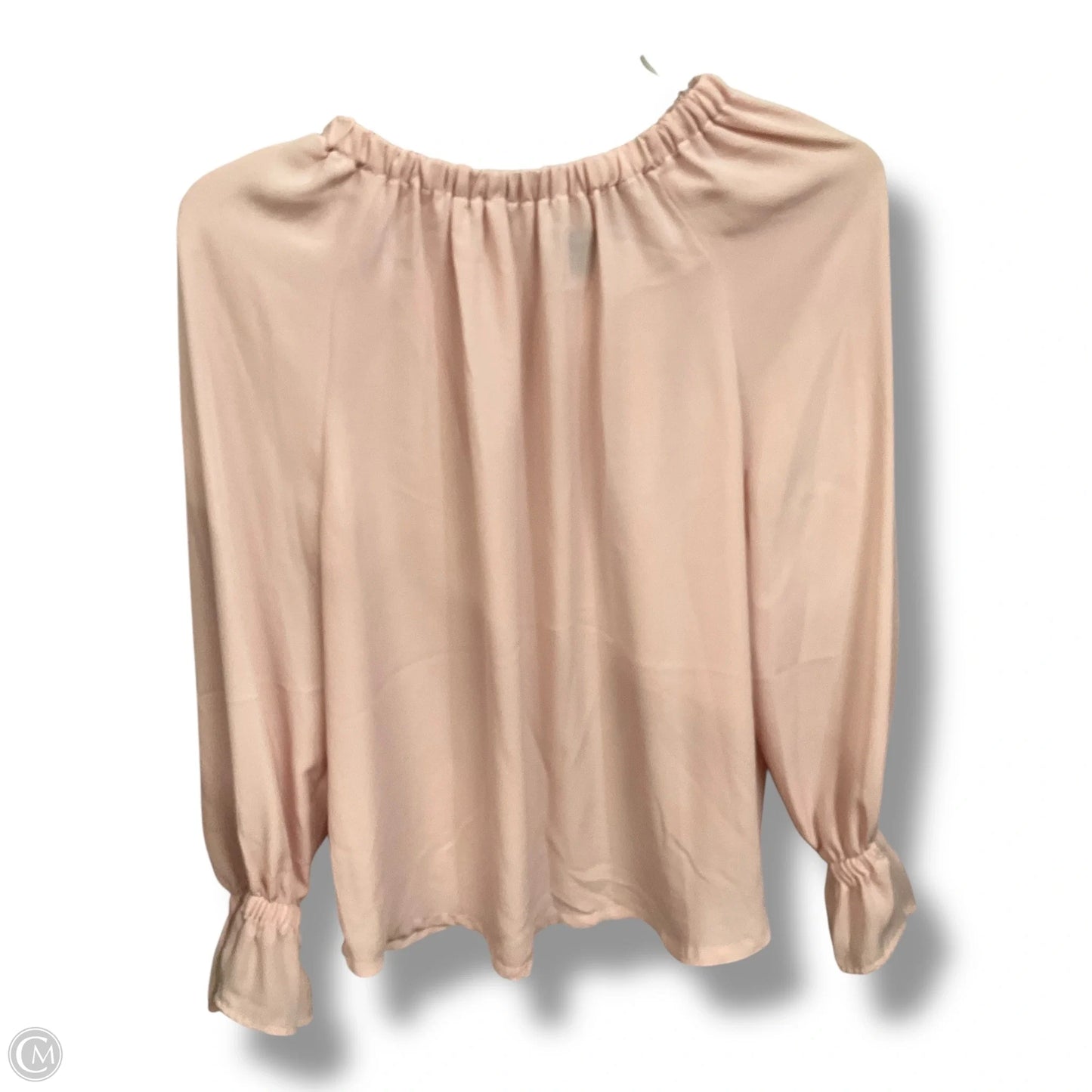 Top Long Sleeve By Banana Republic In Pink, Size: S