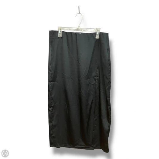 Skirt Maxi By A New Day In Black, Size: L