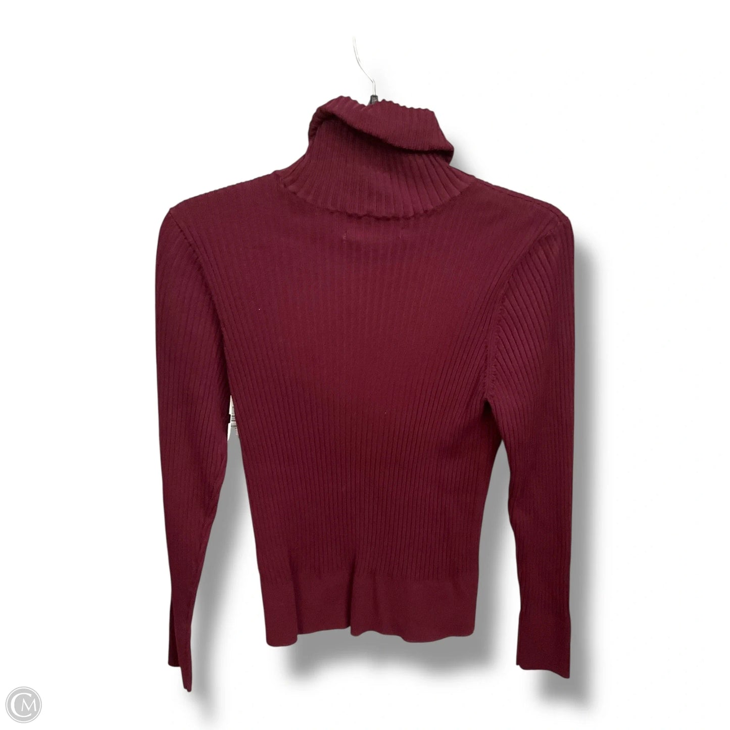 Top Long Sleeve By Apt 9 In Maroon, Size: M