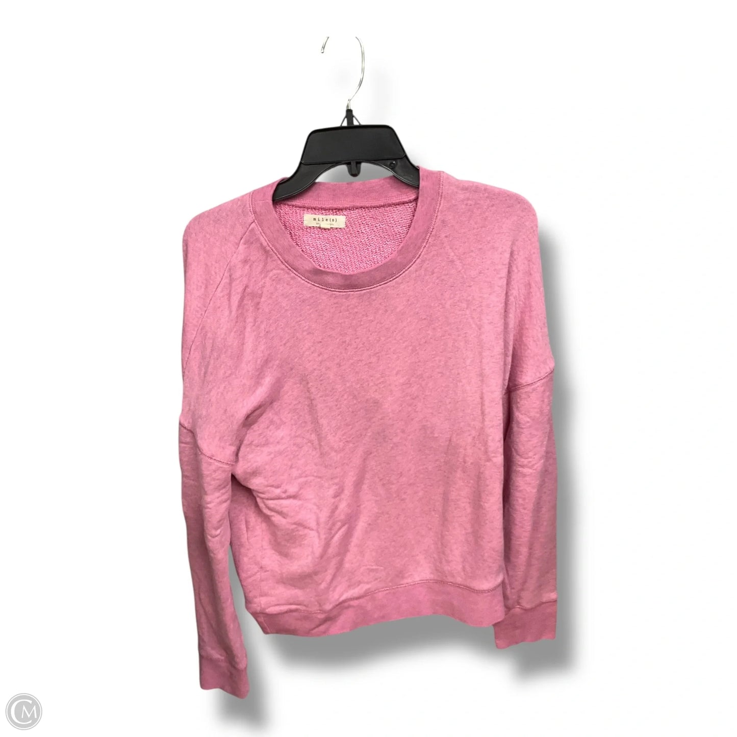 Top Long Sleeve By Madewell In Pink, Size: L