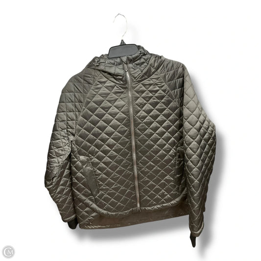 Coat Puffer & Quilted By Bcbgmaxazria In Grey, Size: L