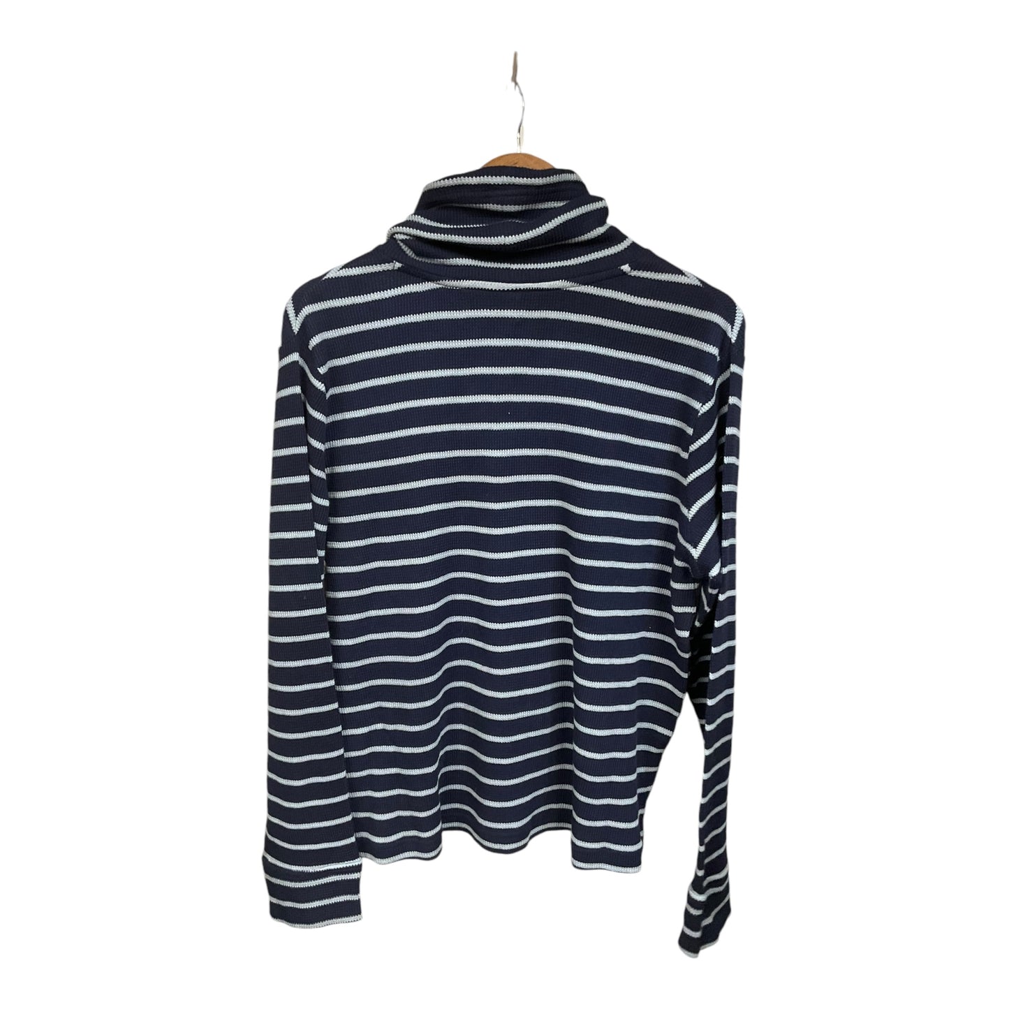 Top Long Sleeve By Cmb In Striped Pattern, Size: L