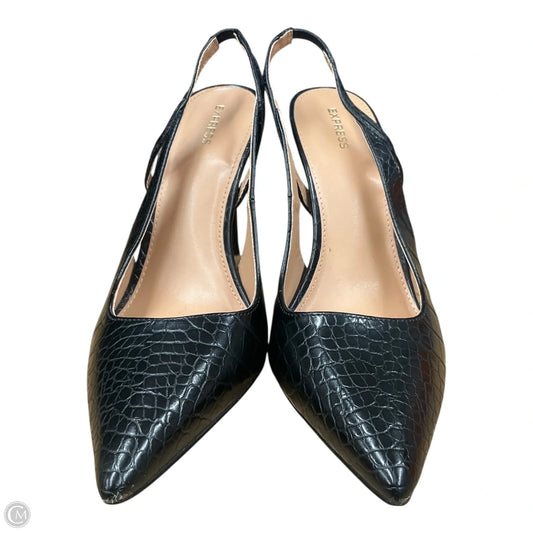 Shoes Heels Stiletto By Express In Black, Size: 10