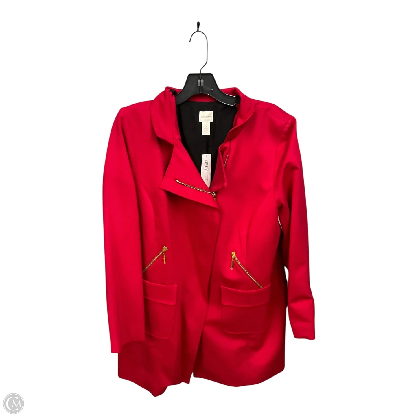 Jacket Other By Chicos In Red, Size: L