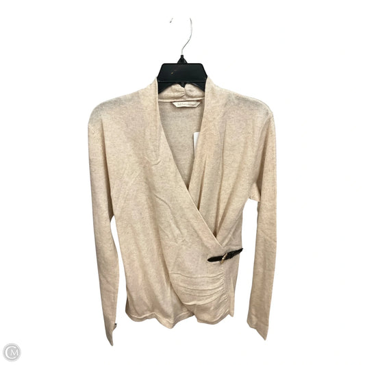 Top Long Sleeve By Soft Surroundings In Beige, Size: L