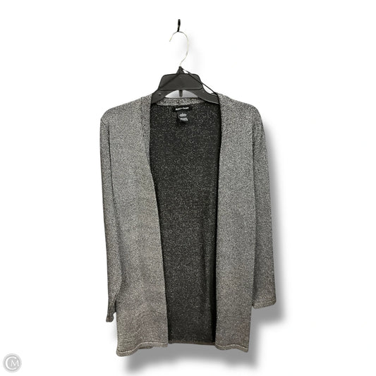 Cardigan By Clothes Mentor In Silver, Size: L