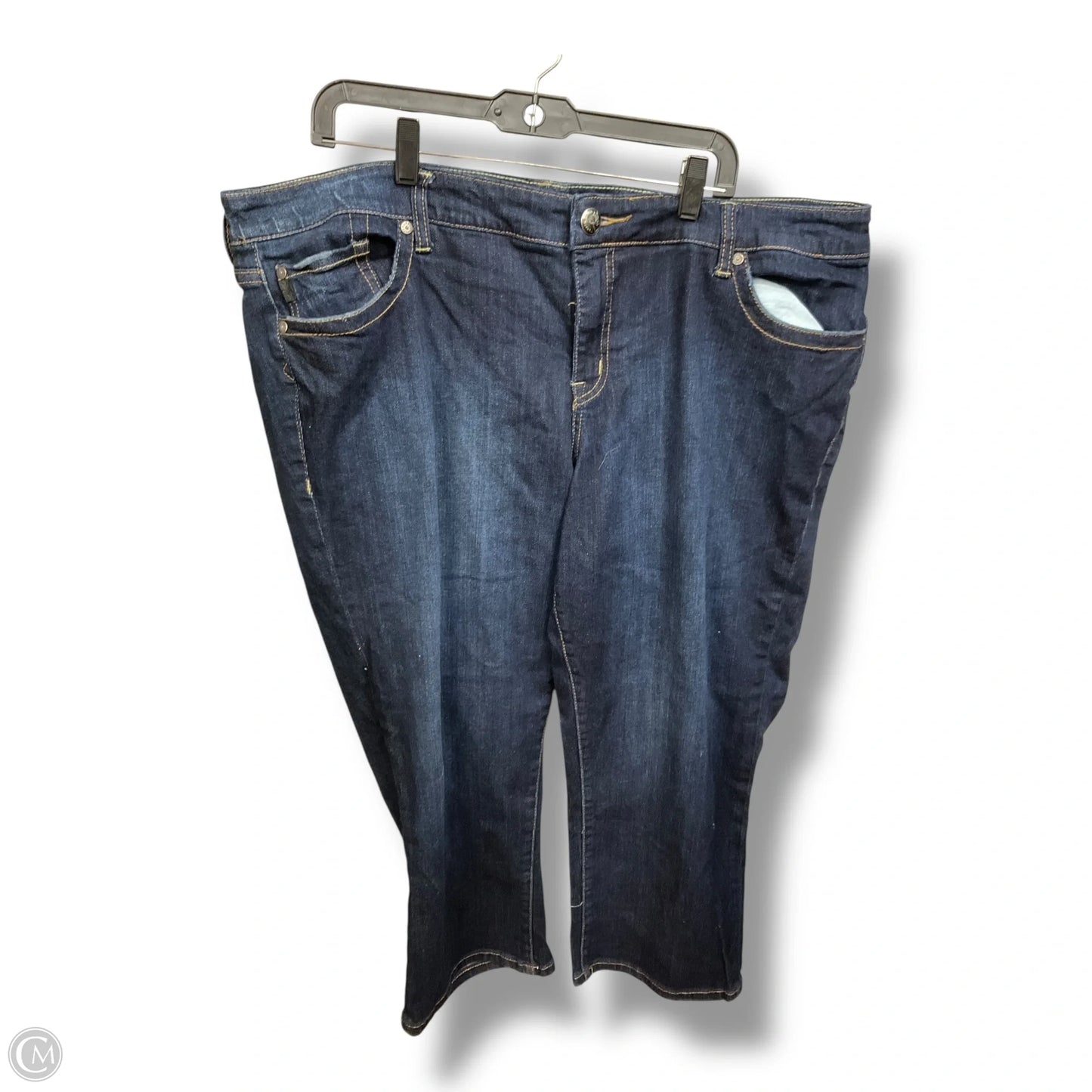 Jeans Boot Cut By Torrid In Blue Denim, Size: 24