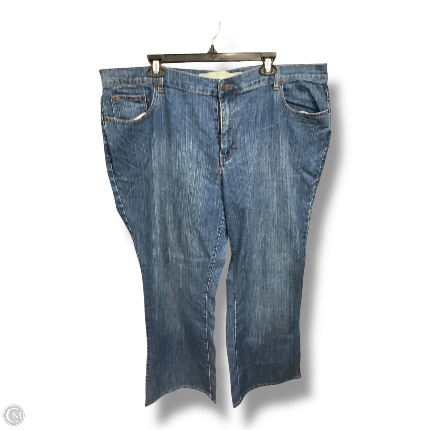 Jeans Flared By Venezia In Blue Denim, Size: 24