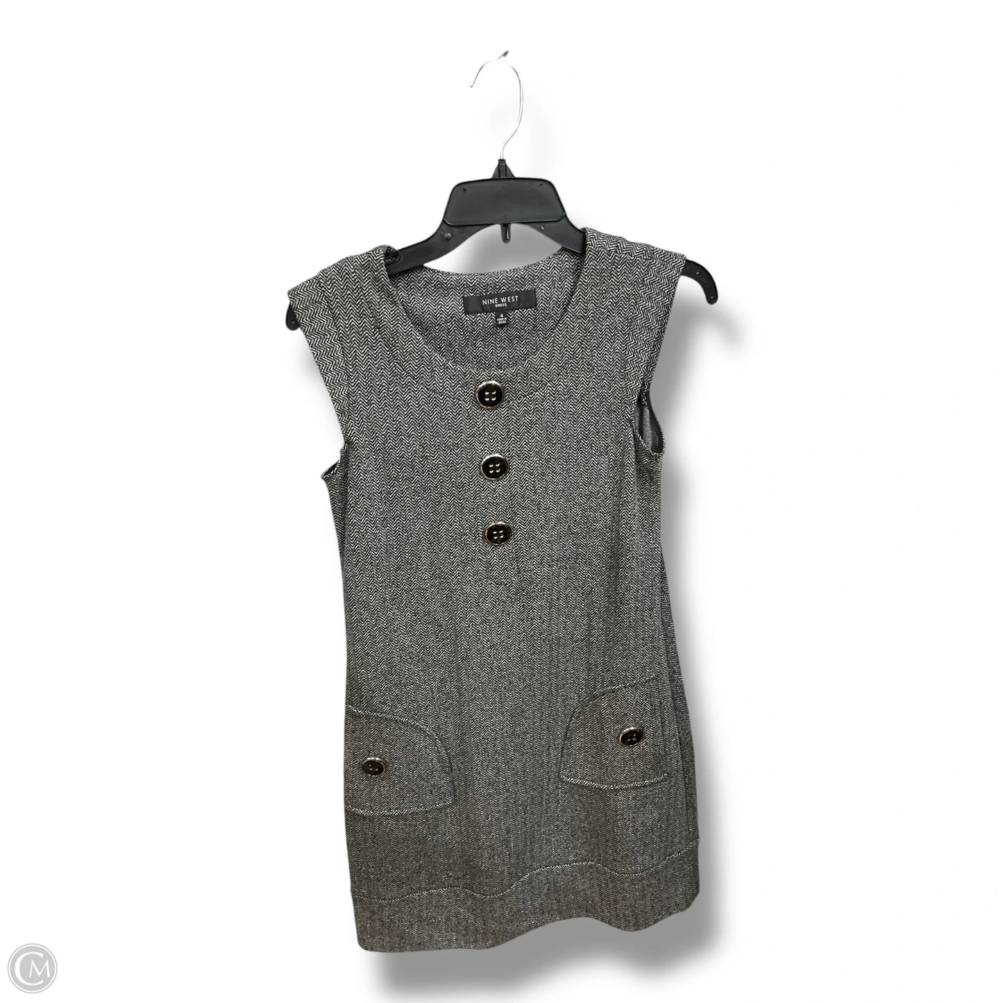 Dress Casual Short By Nine West In Grey, Size: S