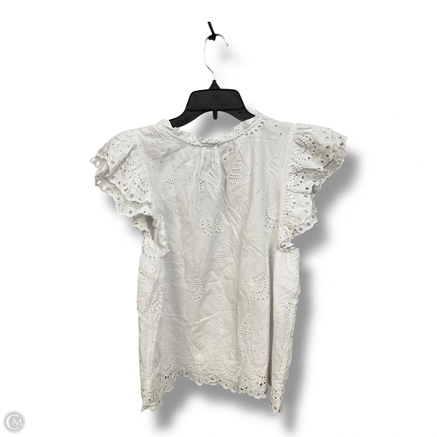 Top Sleeveless By Vineyard Vines In White, Size: L