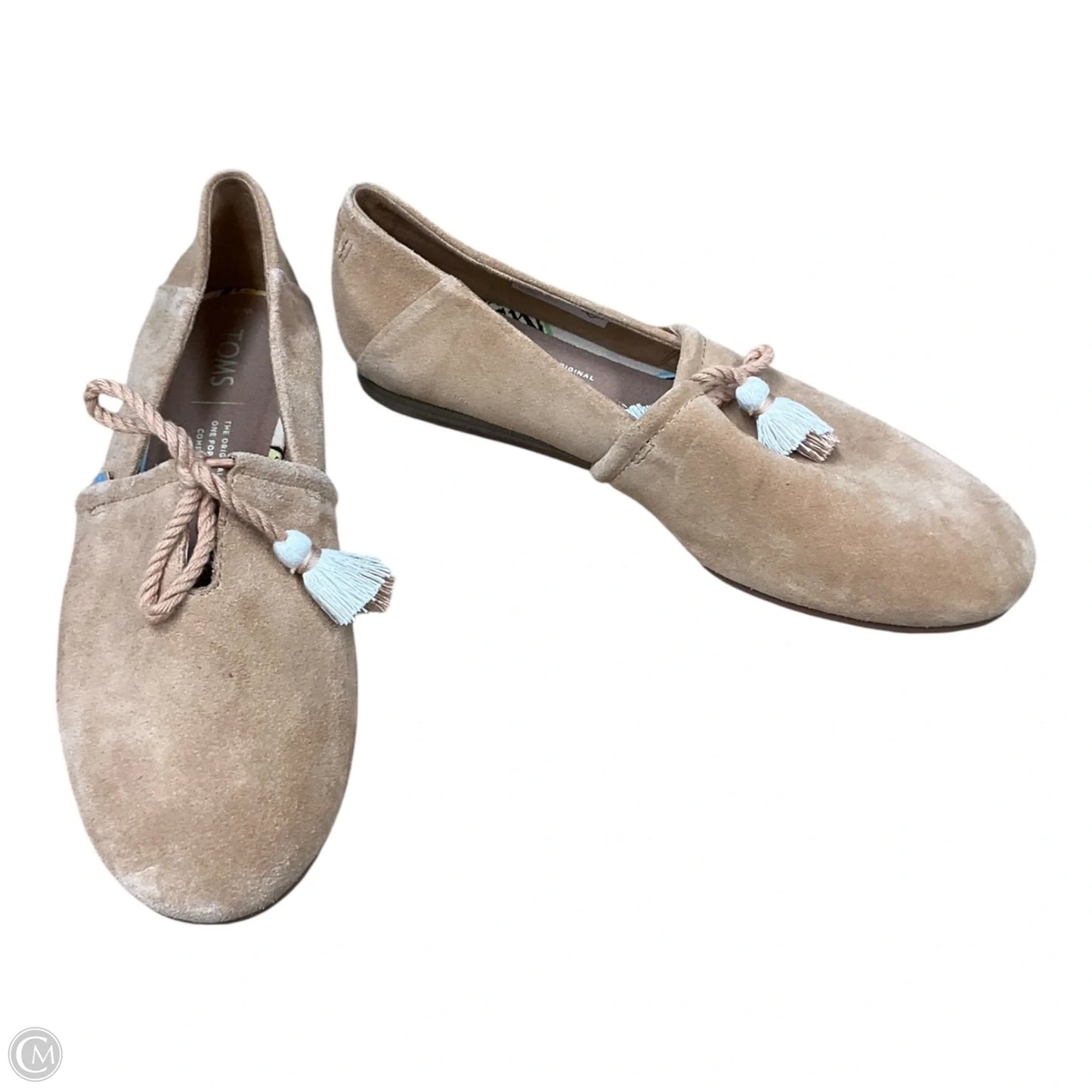 Shoes Flats By Toms In Tan, Size: 6.5