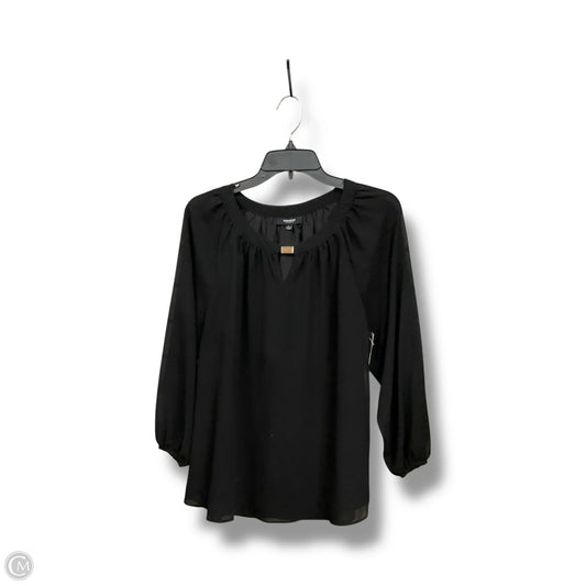 Top Long Sleeve By Premise Studio In Black, Size: L