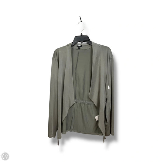 Cardigan By Express In Green, Size: L