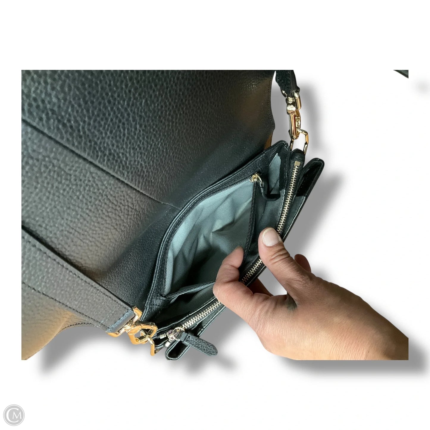 Crossbody Leather By Cole-haan, Size: Medium