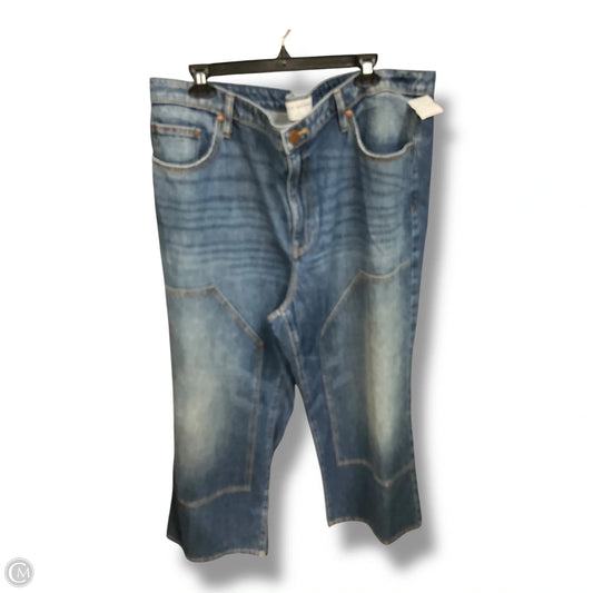 Jeans Wide Leg By Lane Bryant In Blue Denim, Size: 22