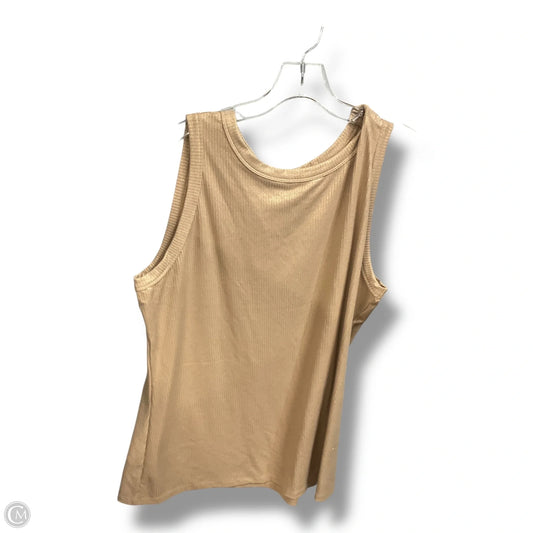 Top Sleeveless By Lane Bryant In Rose Gold, Size: 3x