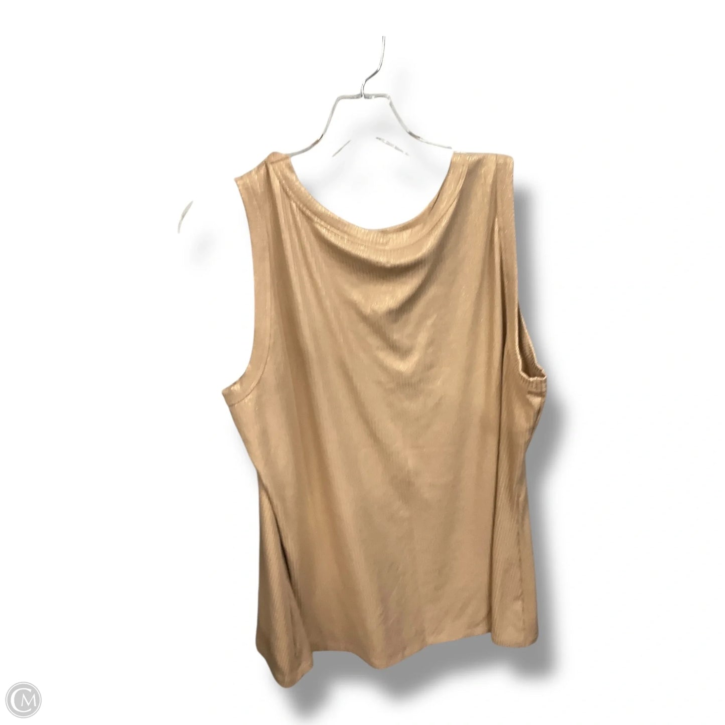 Top Sleeveless By Lane Bryant In Rose Gold, Size: 3x