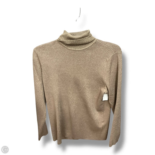 Top Long Sleeve By Chicos In Tan, Size: L