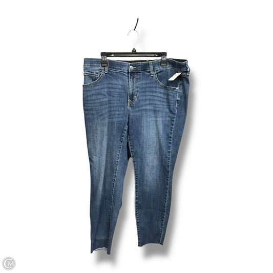 Jeans Skinny By Sonoma In Blue Denim, Size: 16