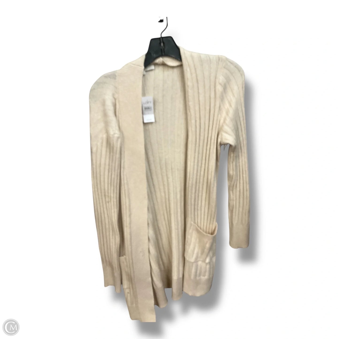 Cardigan By Loft In Cream, Size: S