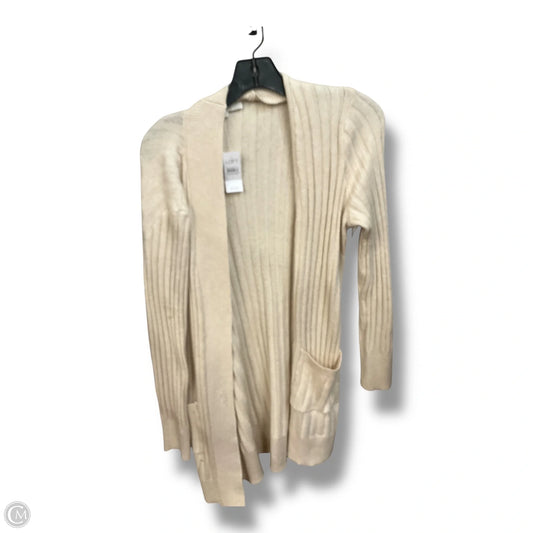 Cardigan By Loft In Cream, Size: S