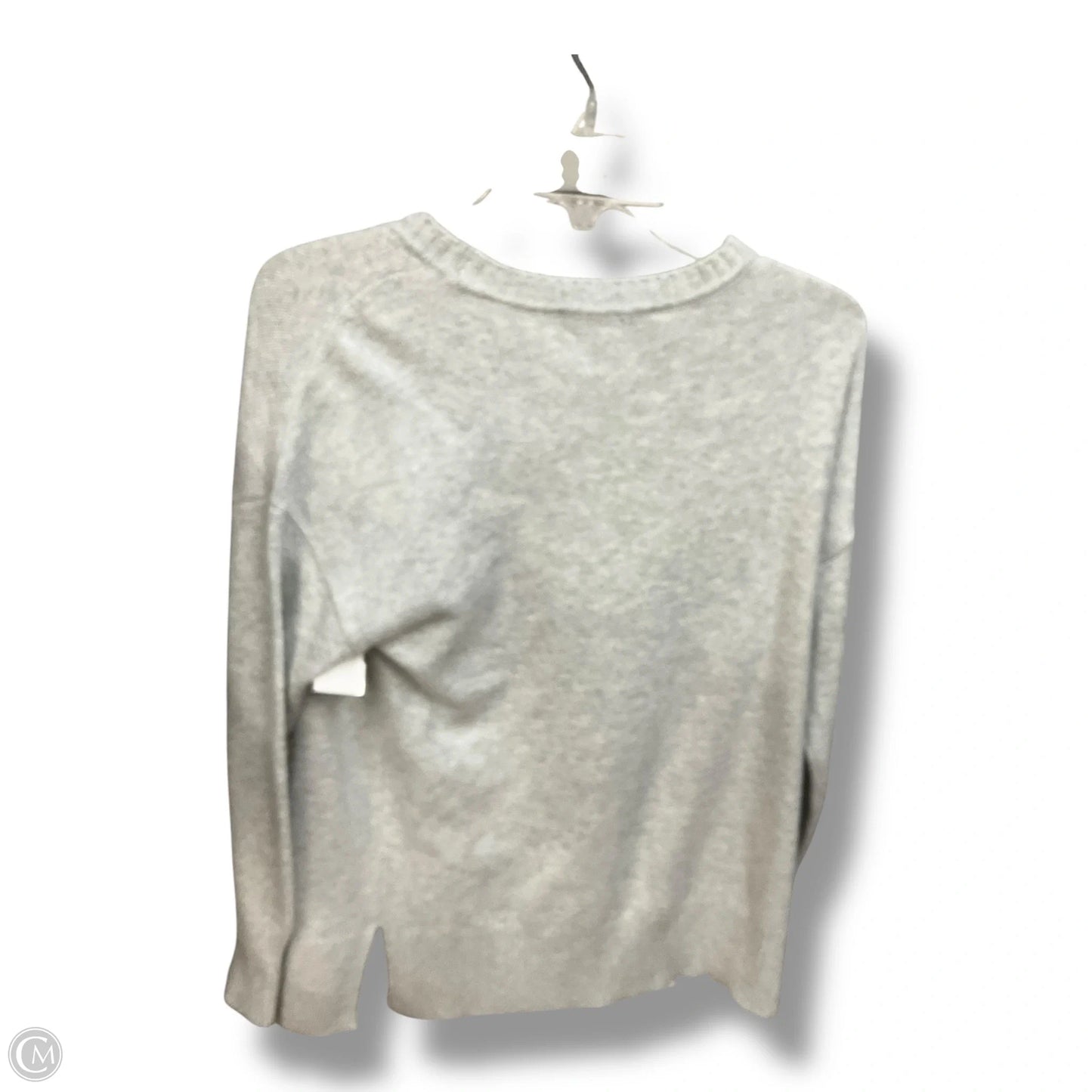Top Long Sleeve Basic By Loft In Grey, Size: S