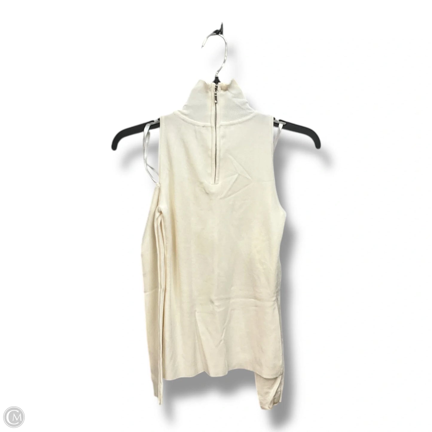 Top Long Sleeve By White House Black Market In Cream, Size: Xs