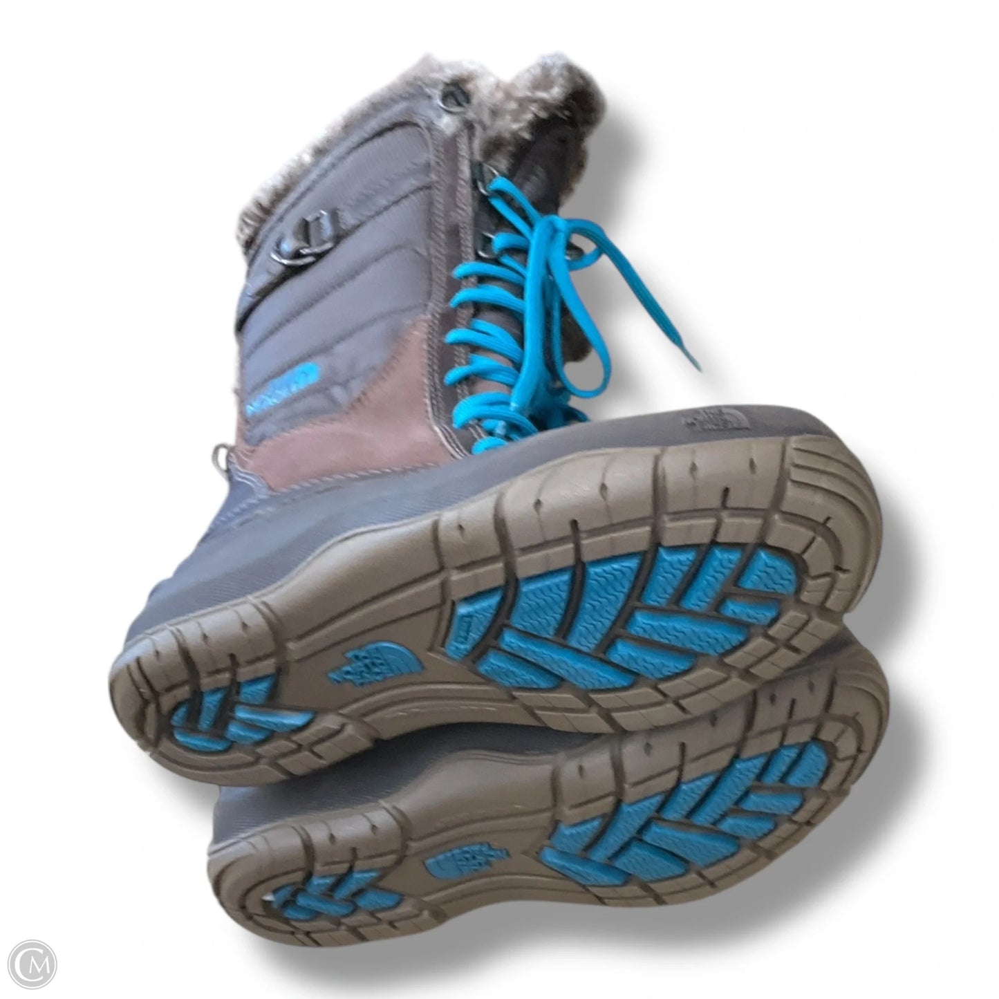 Boots Snow By The North Face In Blue & Brown, Size: 5.5