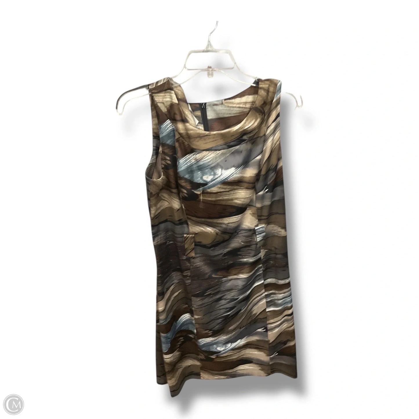 Dress Casual Short By Dressbarn In Brown, Size: L