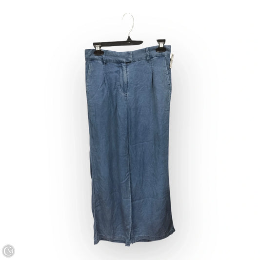 Pants Wide Leg By American Eagle In Blue Denim, Size: 0