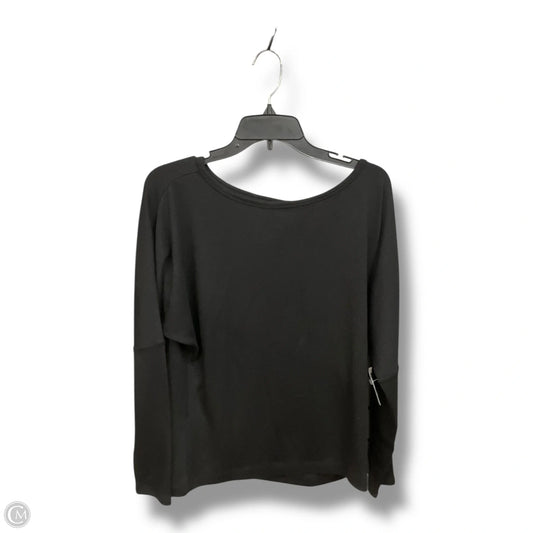 Top Long Sleeve Basic By White House Black Market In Black, Size: L