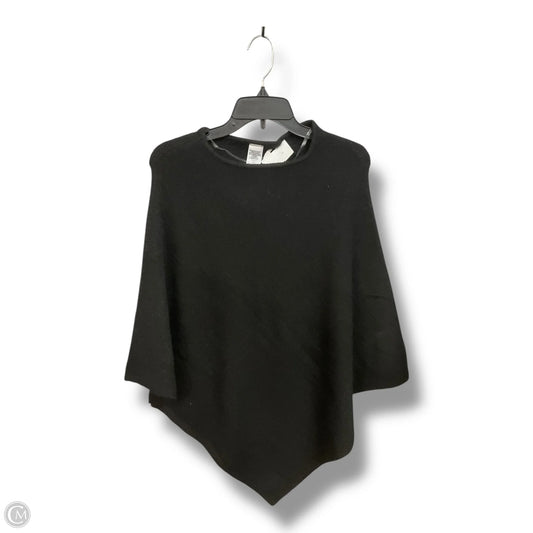 Poncho By Time And Tru In Black, Size: S
