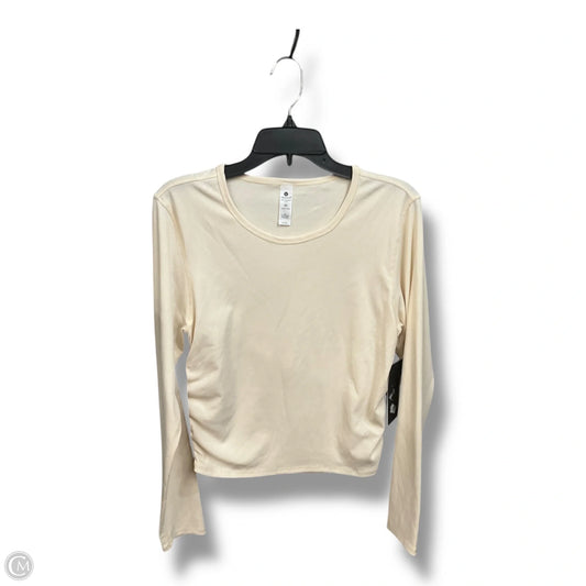 Top Long Sleeve Basic By Express In White, Size: M