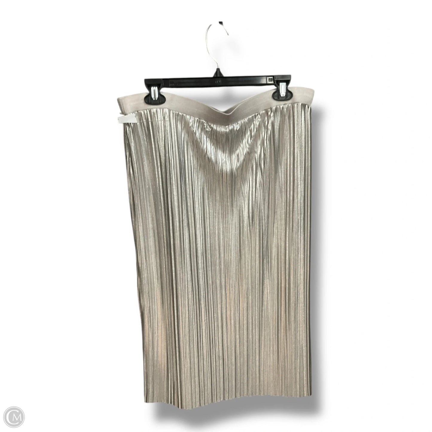 Skirt Midi By Bar Iii In Silver, Size: Xxl