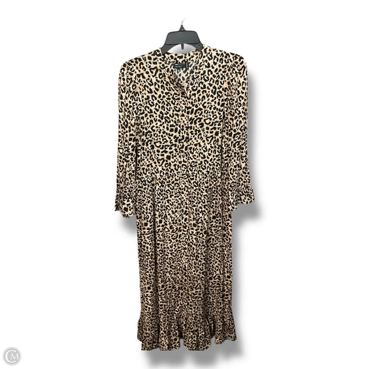 Dress Casual Maxi By Asos In Animal Print, Size: S