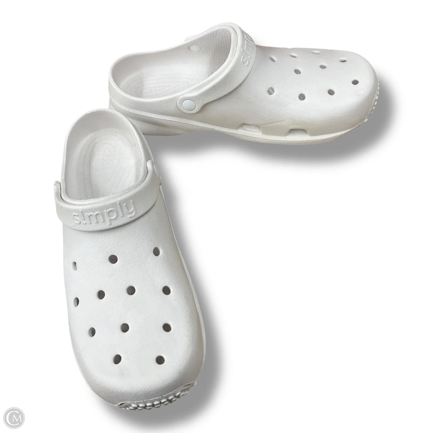 Shoes Flats By Clothes Mentor In White, Size: 11