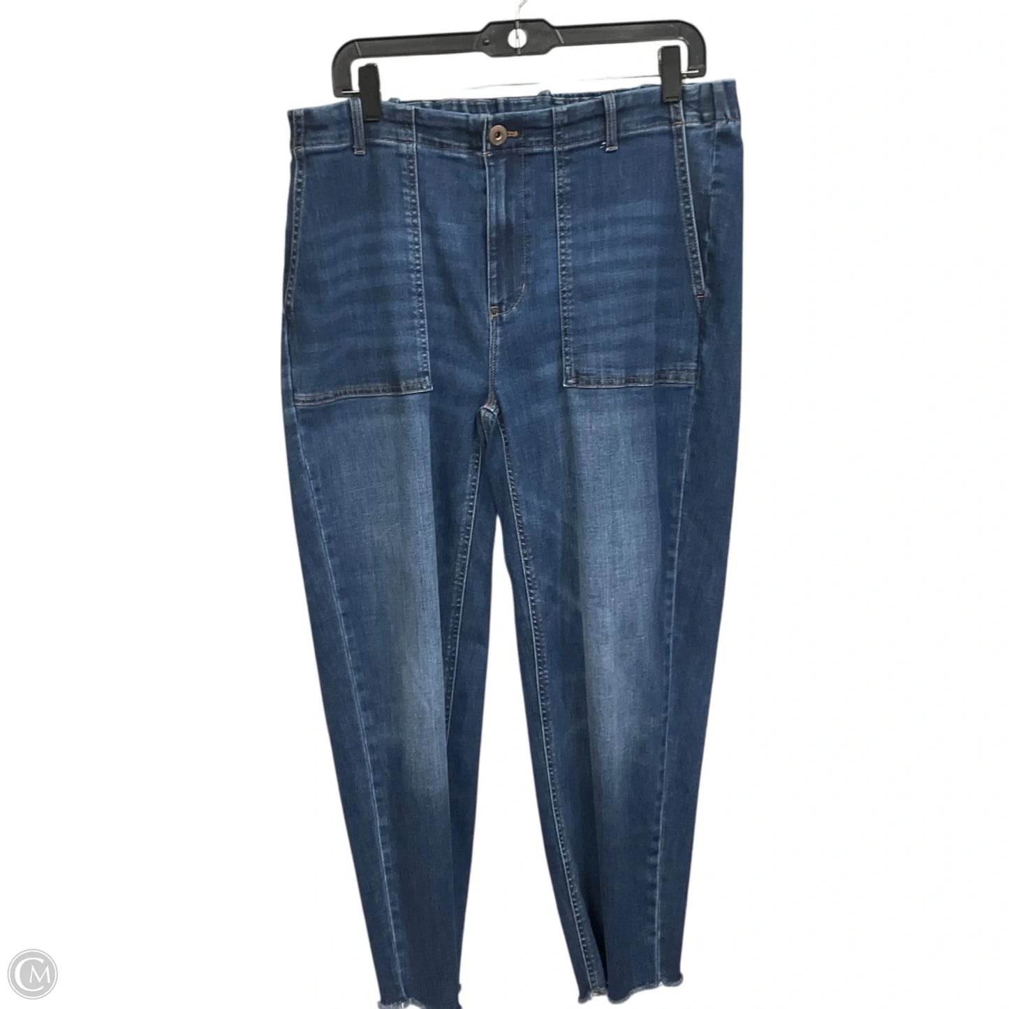 Jeans Straight By J. Jill In Blue Denim, Size: 16