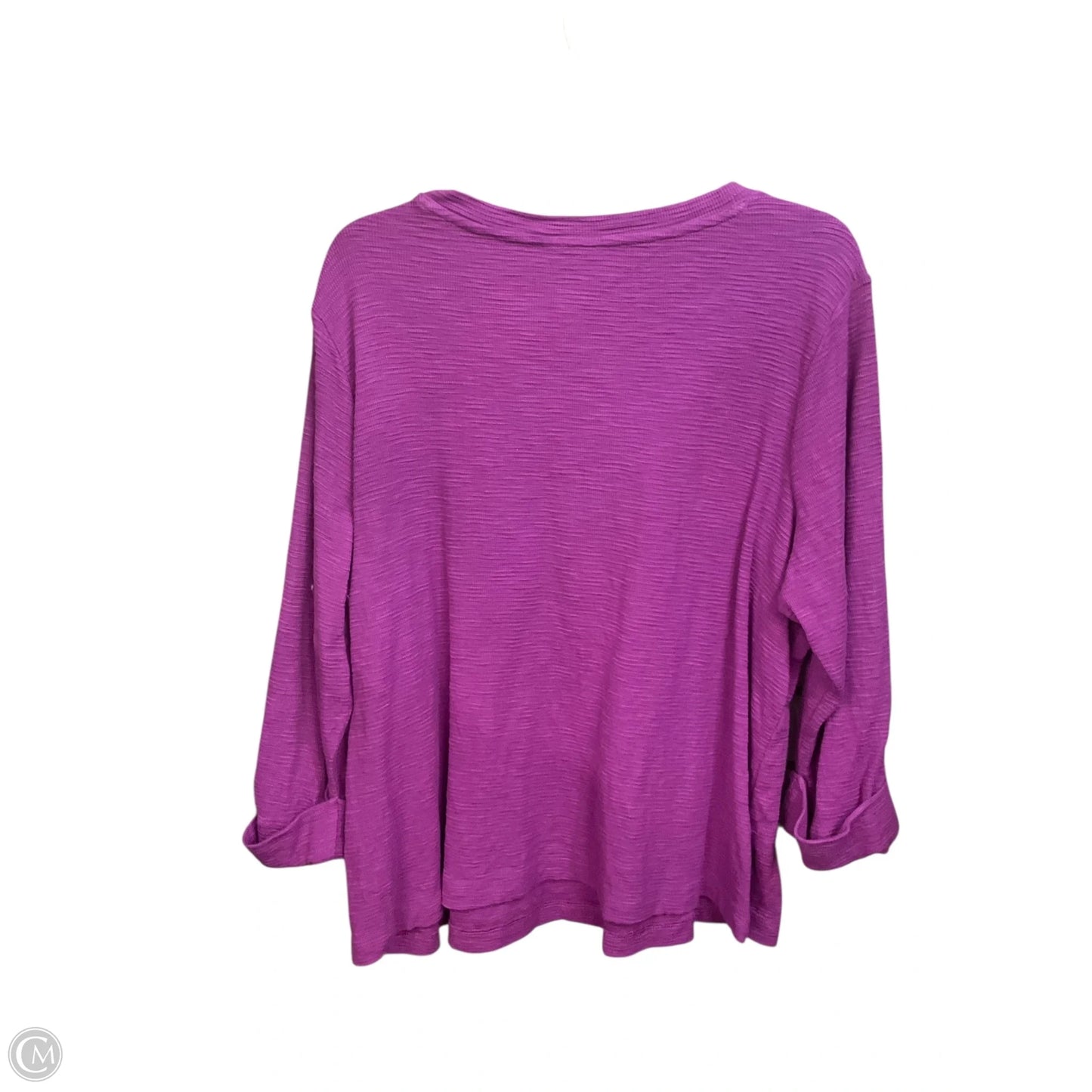Top Long Sleeve By J. Jill In Purple, Size: Xl