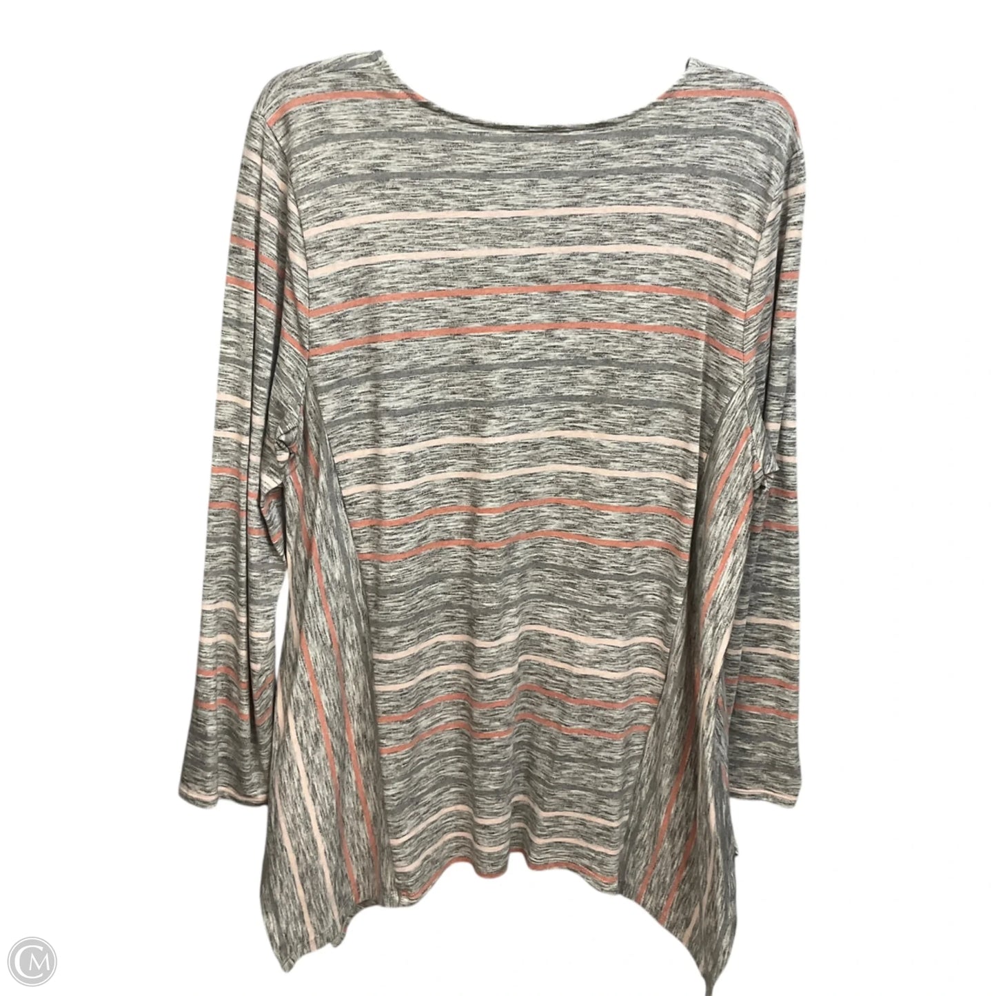 Top Long Sleeve Basic By J. Jill In Striped Pattern, Size: Xlp